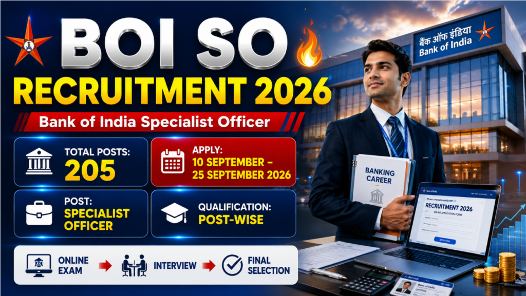 BOI SO Online Form 2026