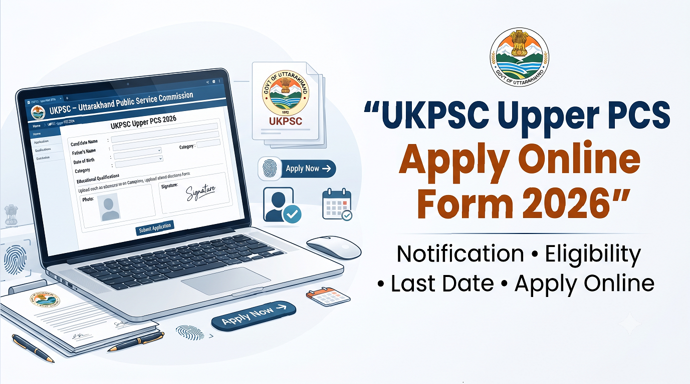 UKPSC Upper PCS Apply Online Form 2026